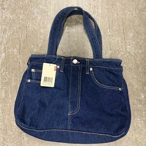 Levi's Dark Blue Denim Tote